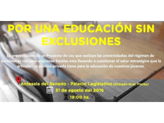 Por una educación sin exclusiones